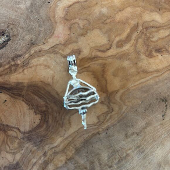 Ballerina Cage Pendent - Picture 2 of 4
